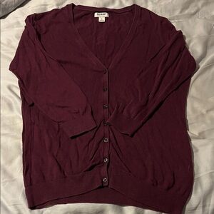 Old Navy Women's Deep Maroon Cardigan